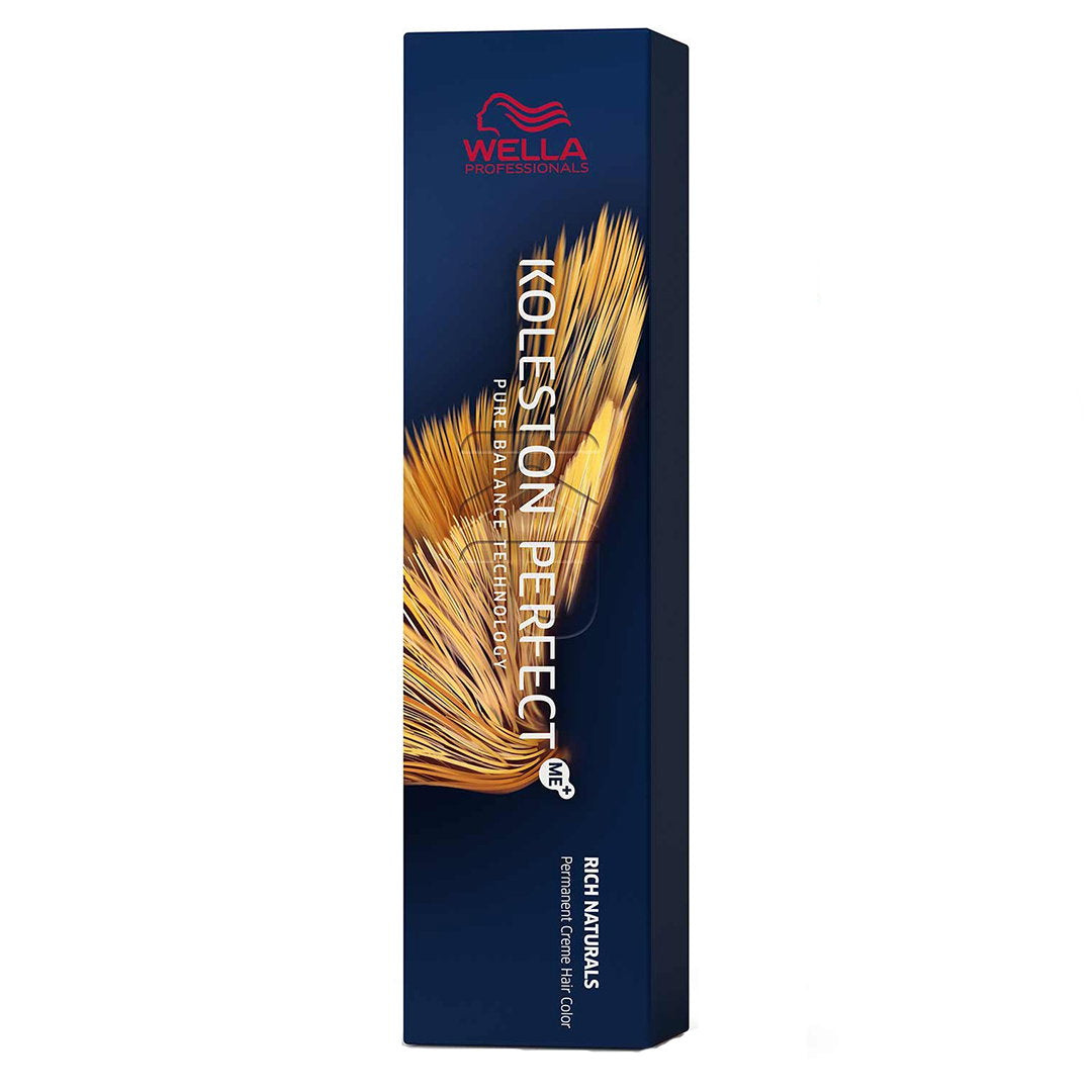 Wella Professionals, Koleston Perfect Me+, Permanent Hair Dye, 7/37 Medium Blonde Golden Brown, 60 - view 2