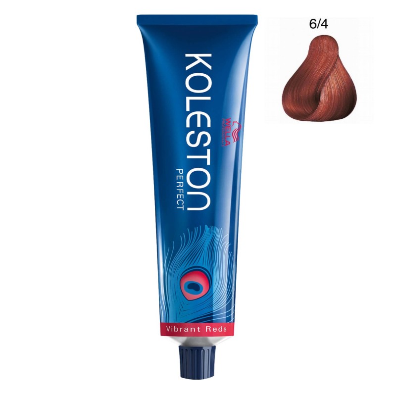 Wella Professionals, Koleston Perfect, Permanent Hair Dye, 6/4 Dark Blonde Red, 60 ml - view 2