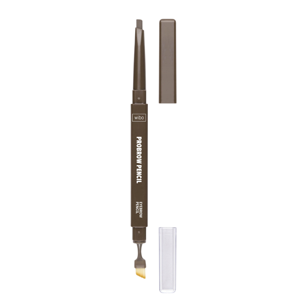 Wibo, ProBrow, Define, Eyebrow Cream Pencil & Brush 2-In-1, 1, gray-brown, 0.3 g