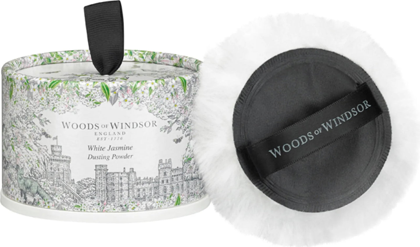 Woods Of Windsor, White Jasmine, Moisturizing, Body Powder, 100 g