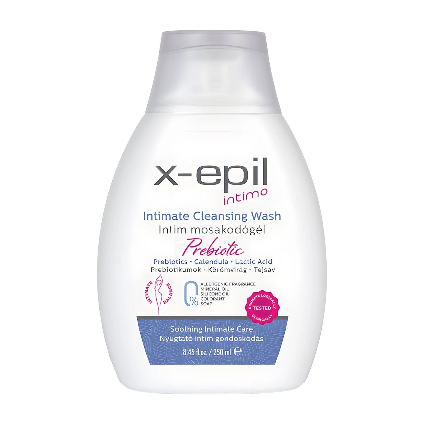 X-Epil, Intimate Cleansing Wash Probiotic, Intimate Wash Gel, 250 ml
