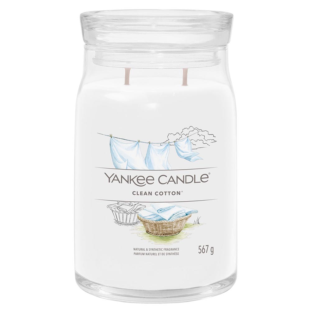 Yankee Candle, Clean Cotton, Scented Candle, 567 g