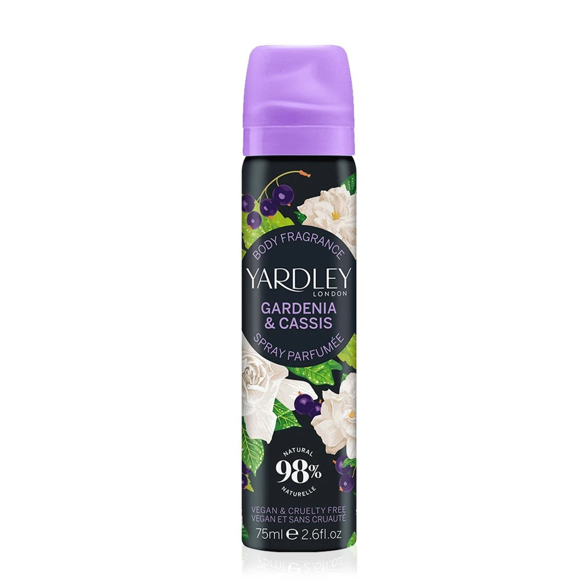 Yardley, Gardenia & Cassis, Body Spray, 75 ml
