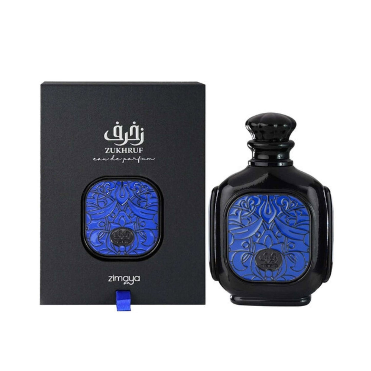 Zimaya, Zukhruf Black, Eau De Parfum, For Men, 100 ml